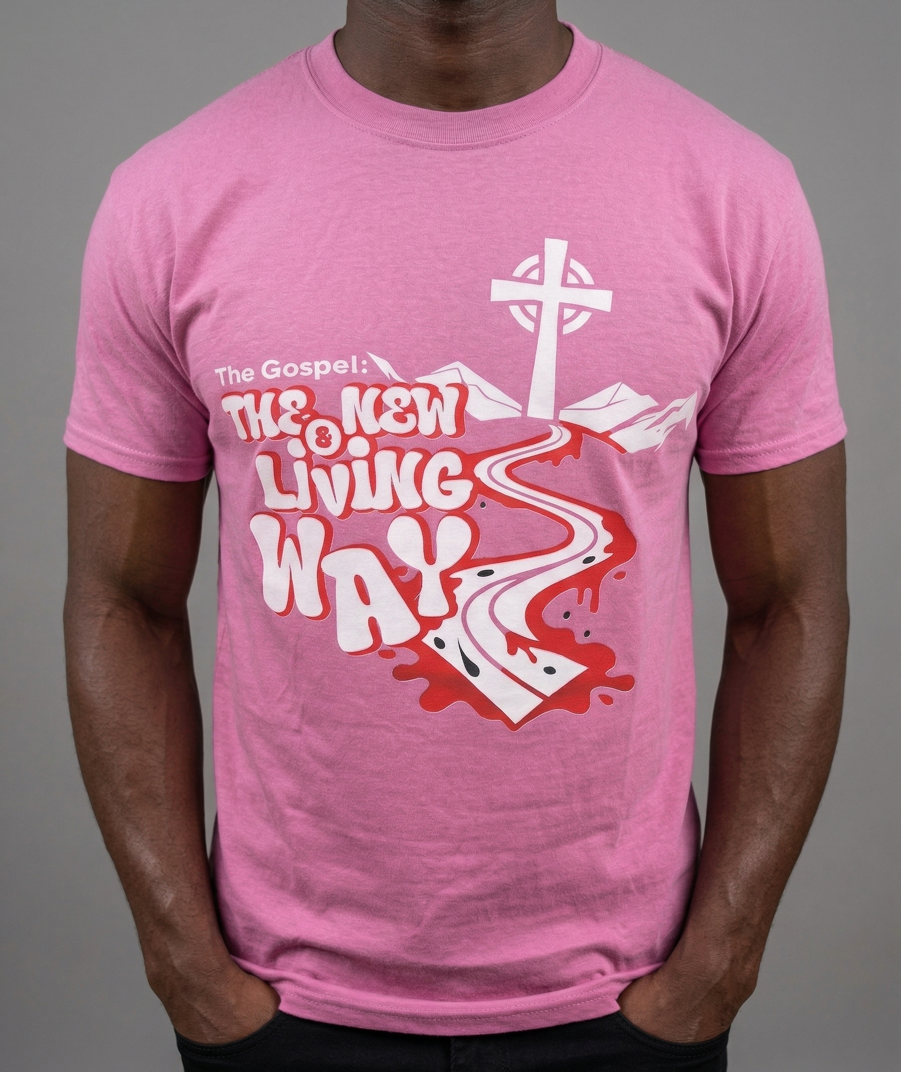 The Gospel: The New & Living Way Graphic T-Shirt